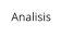 Analisis